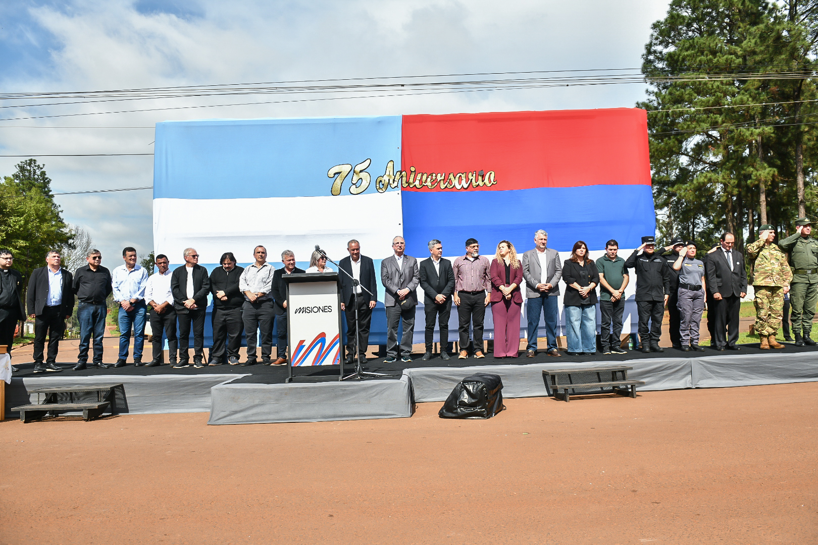 San Antonio celebró 75 años con un homenaje a sus pioneros y nuevas obras de agua 3